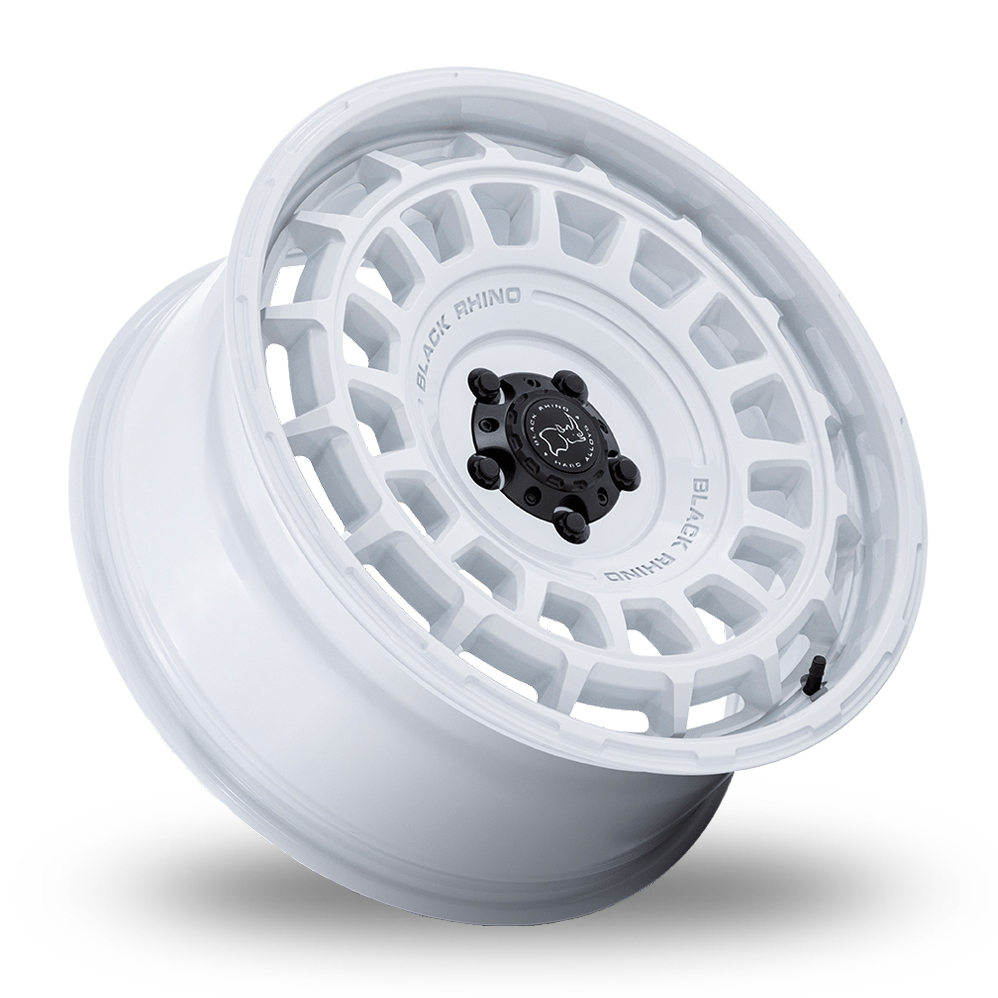 17" Black Rhino BR024 Awol Gloss White Alloy Wheels