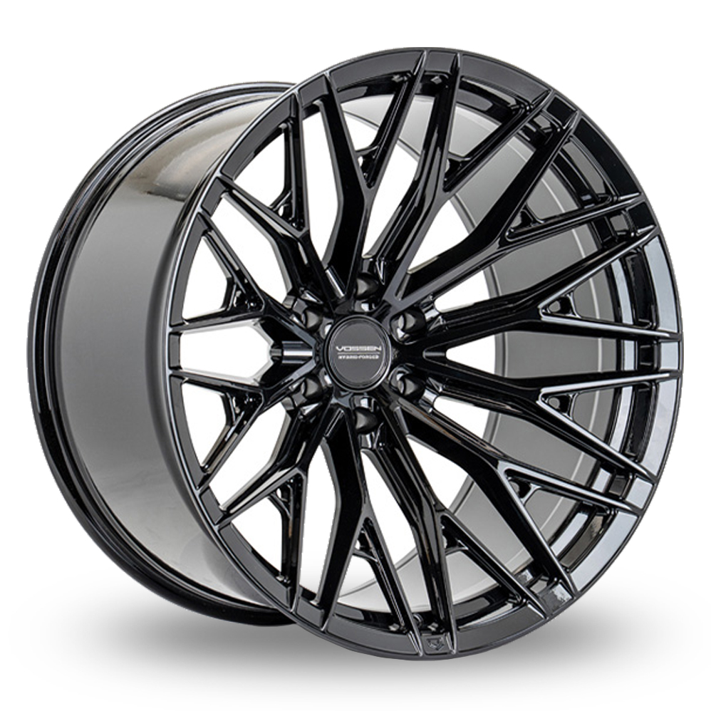Vossen HFX-6 (12x22) (Ultra Deep Concave) Gloss Black Alloy Wheels