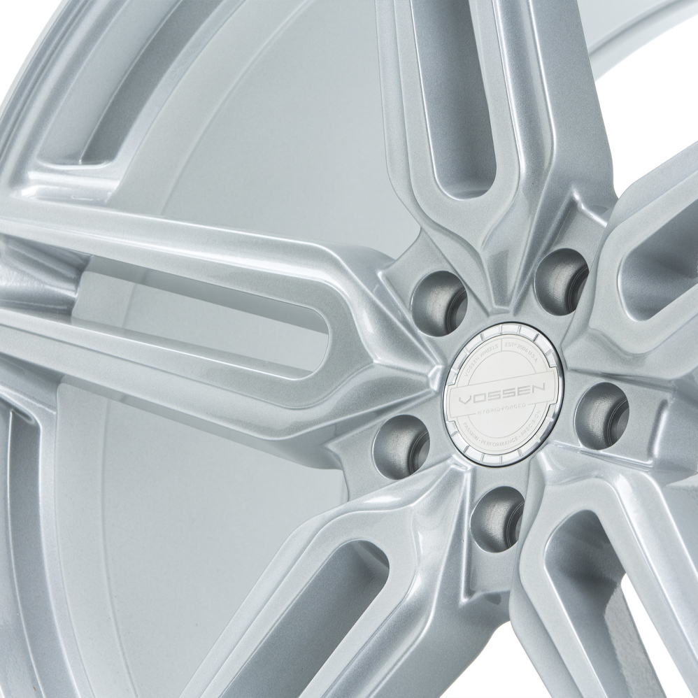 21" Vossen HF-1 (9.5x21) (Deep Concave) Gloss Silver Alloy Wheels
