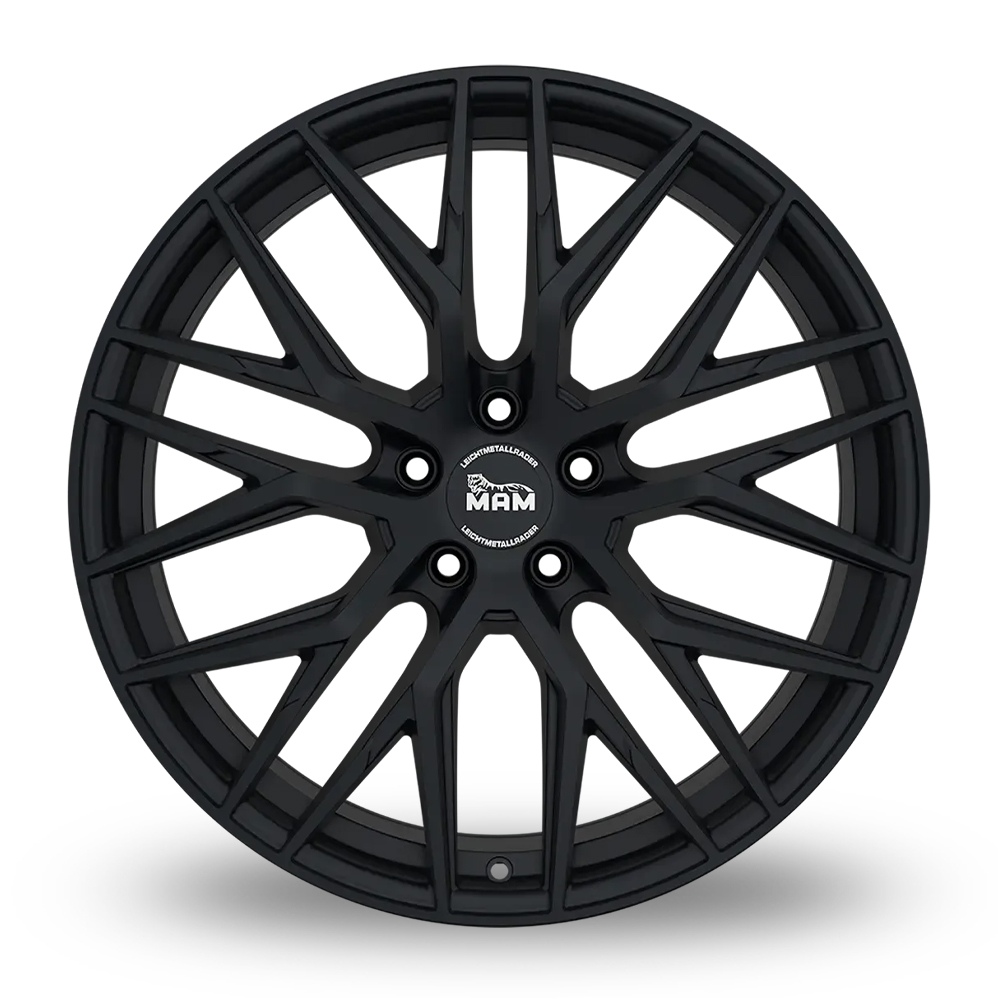 18" MAM RS4 Matt Black Alloy Wheels