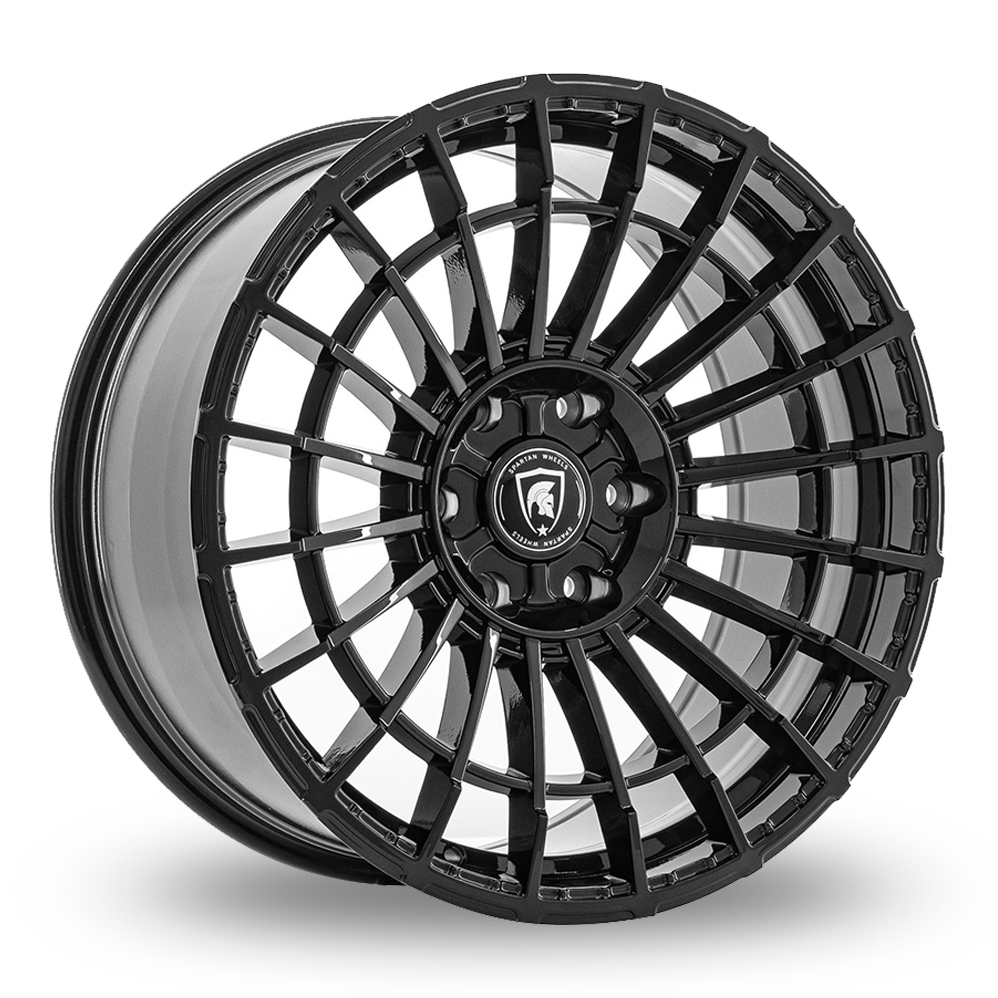 Spartan SW5 Gloss Black Alloy Wheels