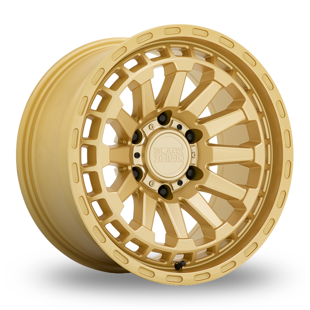 Black Rhino Raid (USA Warehouse) Gold Alloy Wheels