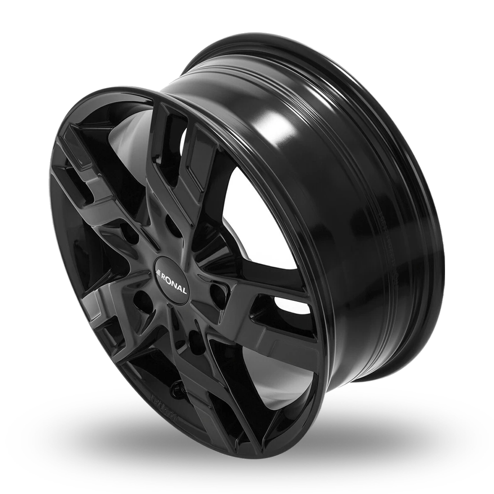 17" Ronal R64 Matt Black Alloy Wheels