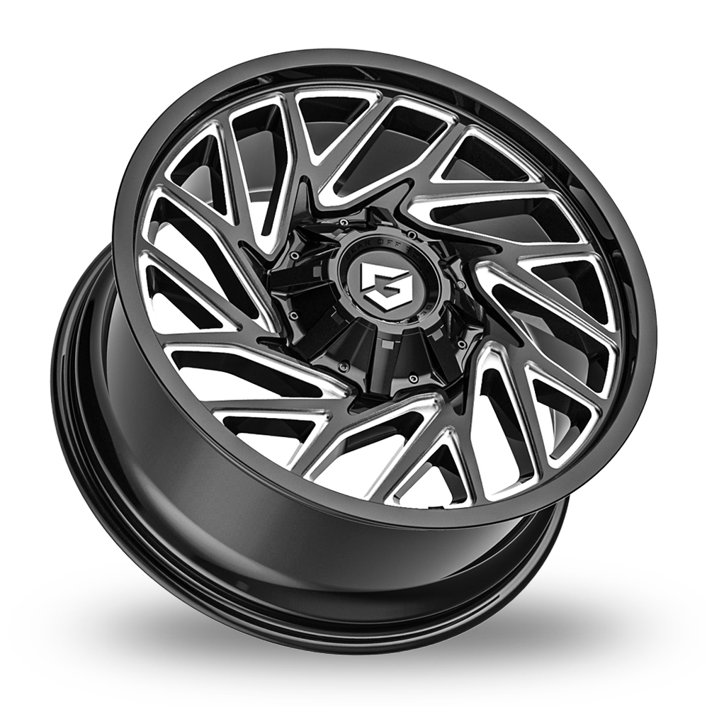 20" Fondmetal 769 Sequence Glossy Black Milled Alloy Wheels