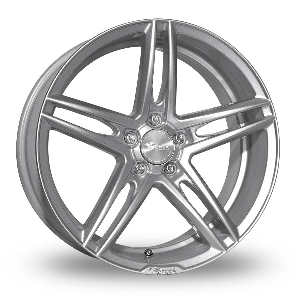 Brock B33 Crystal Silver Alloy Wheels