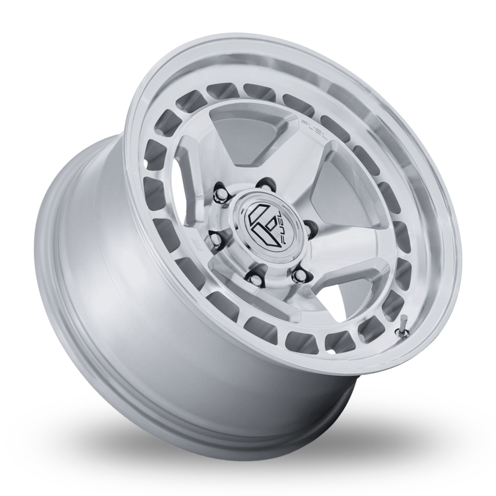 17" Fuel Off-Road FC894 Core (USA Warehouse) Hyper Silver With Machined Lip Alloy Wheels