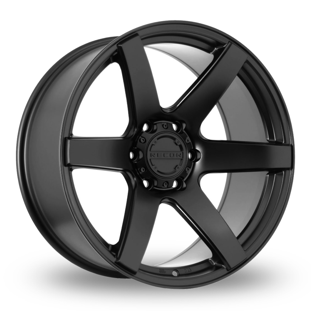 Recon Off-Road Delta Satin Black Alloy Wheels