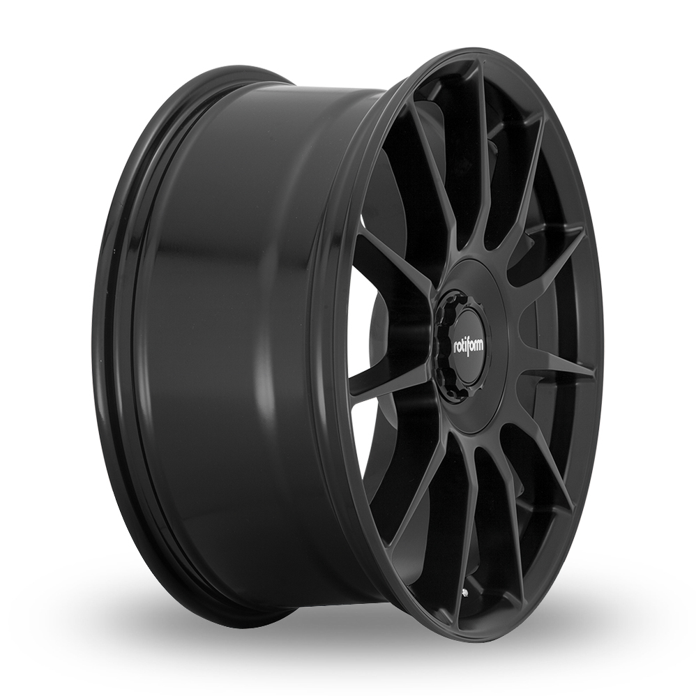 20 Inch Rotiform DTM Satin Black Alloy Wheels
