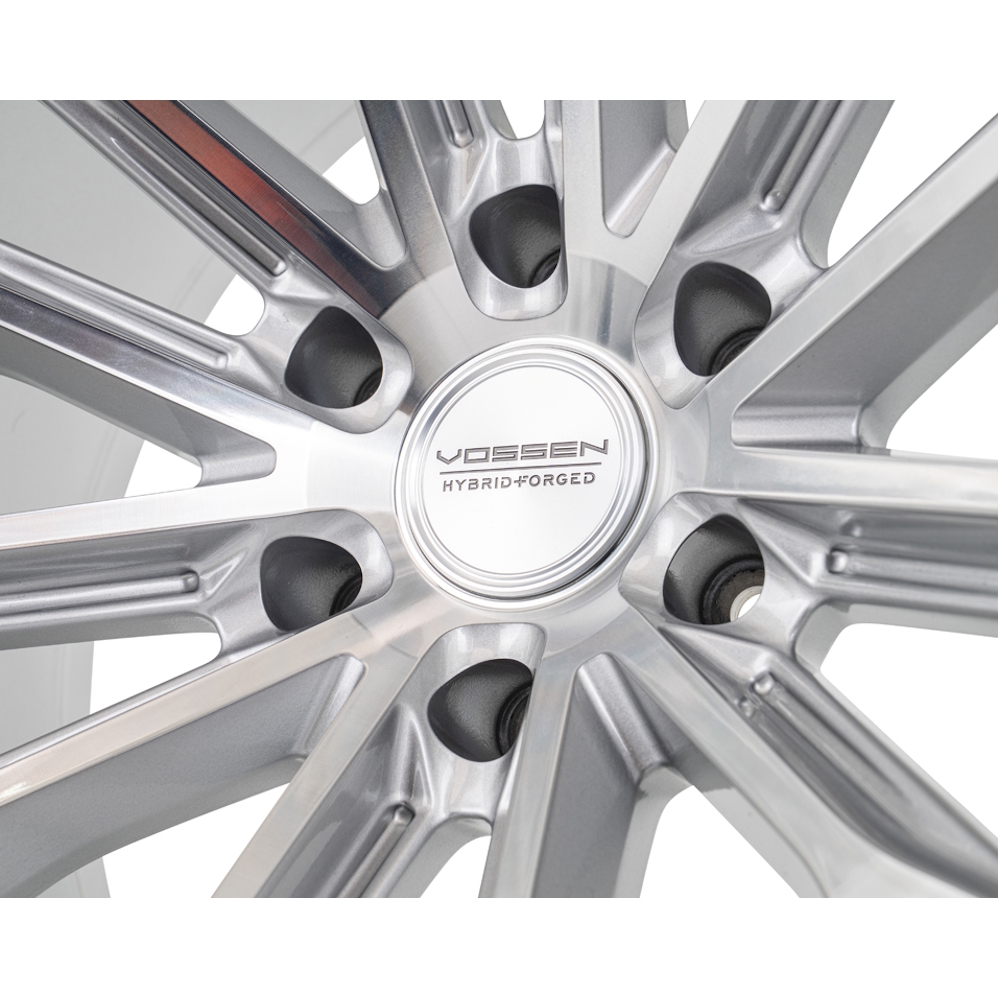 20" Vossen HFX-6 (10x20) (Super Deep Concave) Silver Polished Alloy Wheels