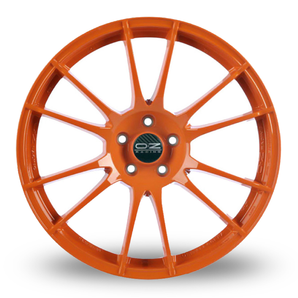 19" OZ Racing Ultraleggera HLT Orange Alloy Wheels