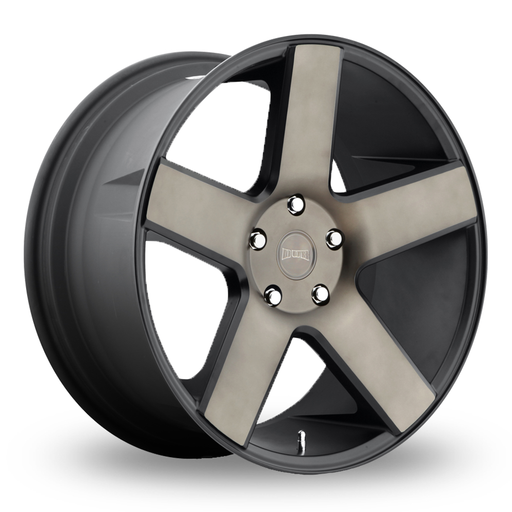 DUB S116 Baller (USA Warehouse) Matt Black Double Dark Tint Alloy Wheels