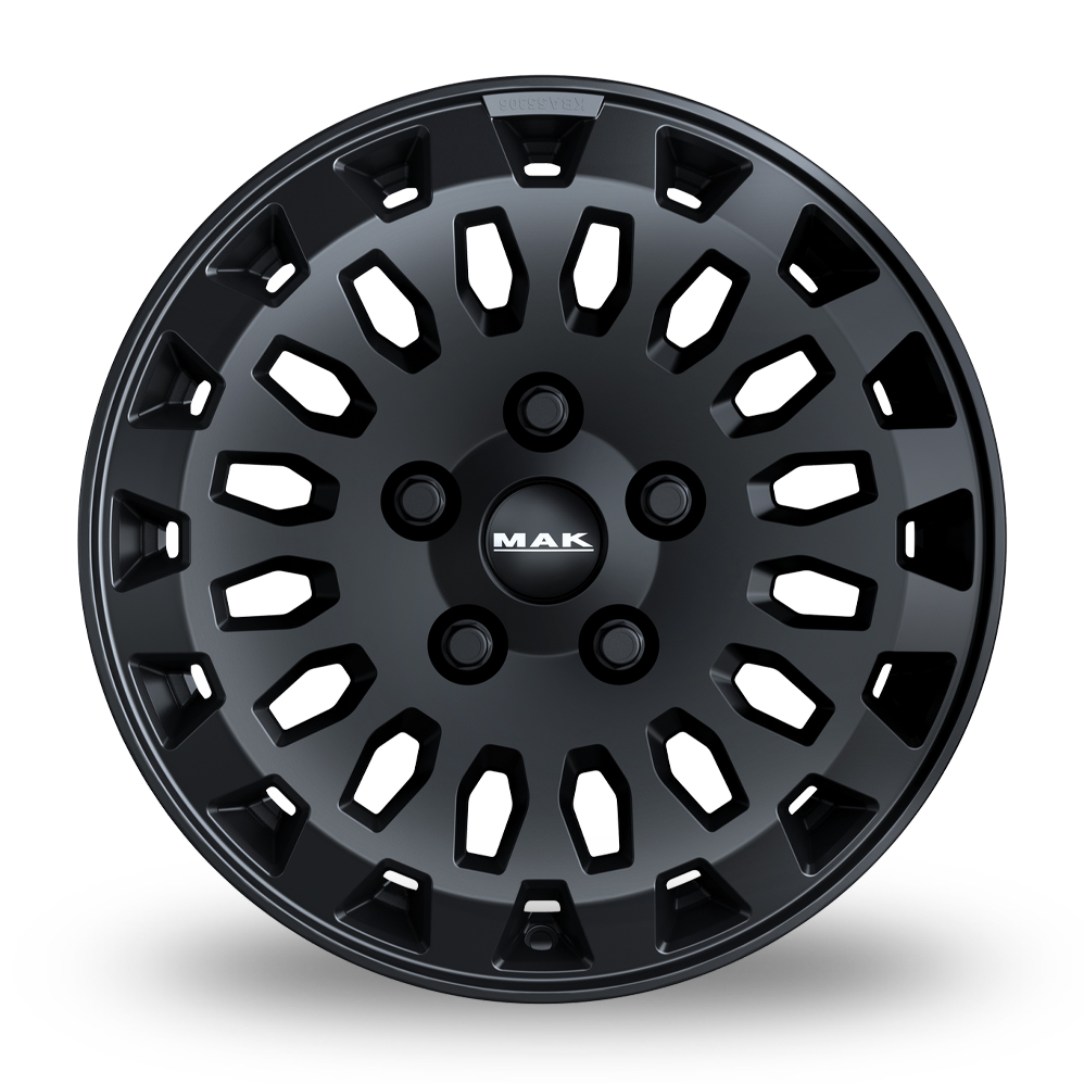 17" MAK Overland Matt Black Alloy Wheels