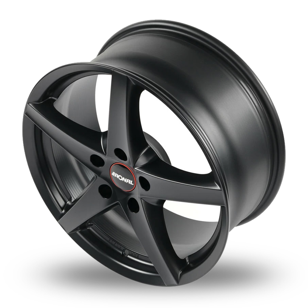 17" Ronal R41 Matt Black Alloy Wheels