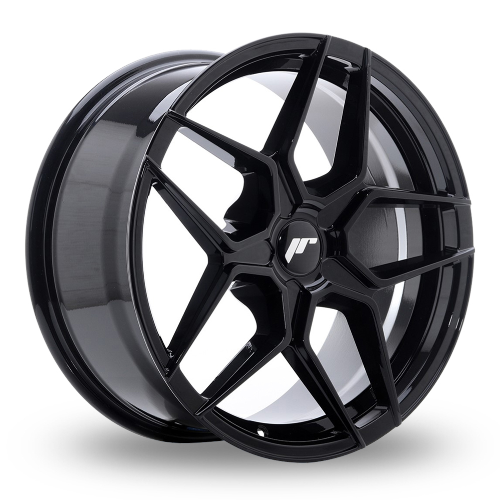 8x18 BLANK ET20-42 Japan Racing JR34 (Gloss Black) (74.1cb) (690kg Load) (TH) (Created from Blank) Alloy Wheels