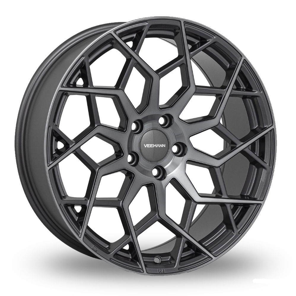 VEEMANN V-FS42 Gloss Graphite Alloy Wheels