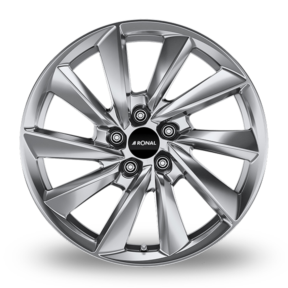 18" Ronal R70 Platinum Silver Alloy Wheels