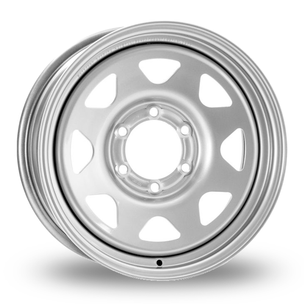 16 Inch Dotz Dakar Silver Alloy Wheels