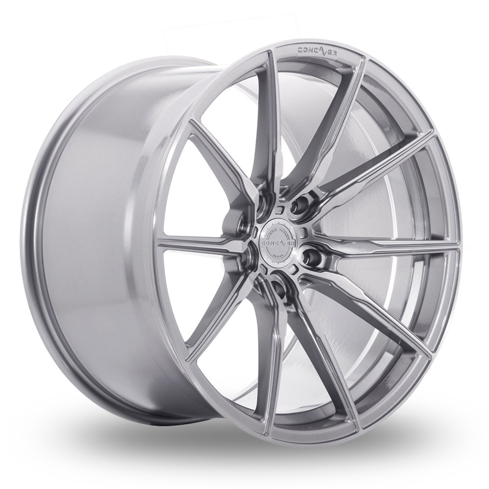 Concaver CVR4 (8.5x20) (Performance Concave) Brushed Titanium Alloy Wheels