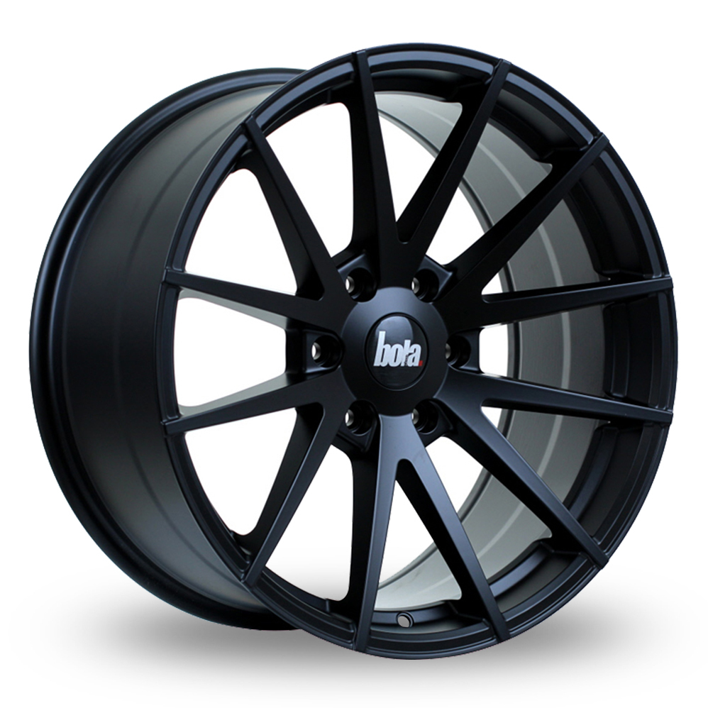 Bola TR2 Matt Black Alloy Wheels
