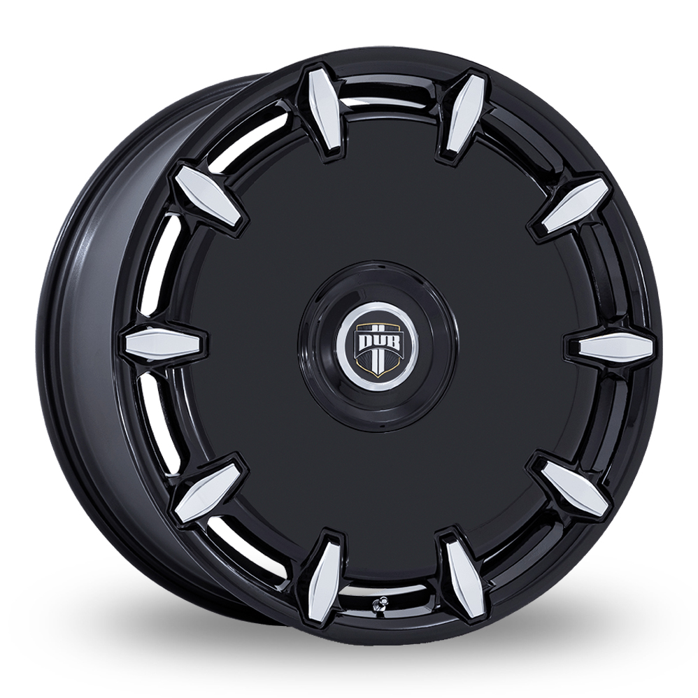 DUB DC271 Cheef (USA Warehouse) Gloss Black Milled Alloy Wheels
