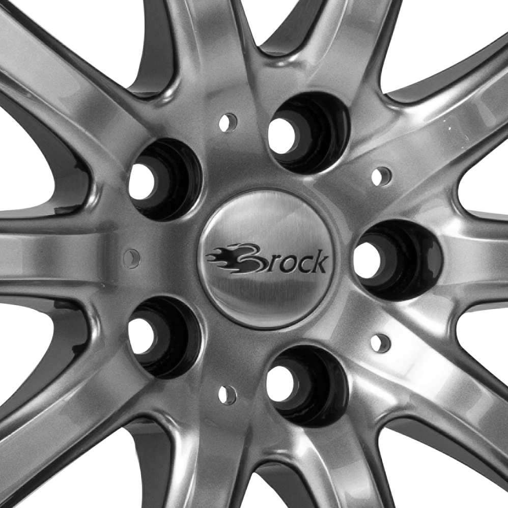 18" Brock B21 Chrome Silver Alloy Wheels