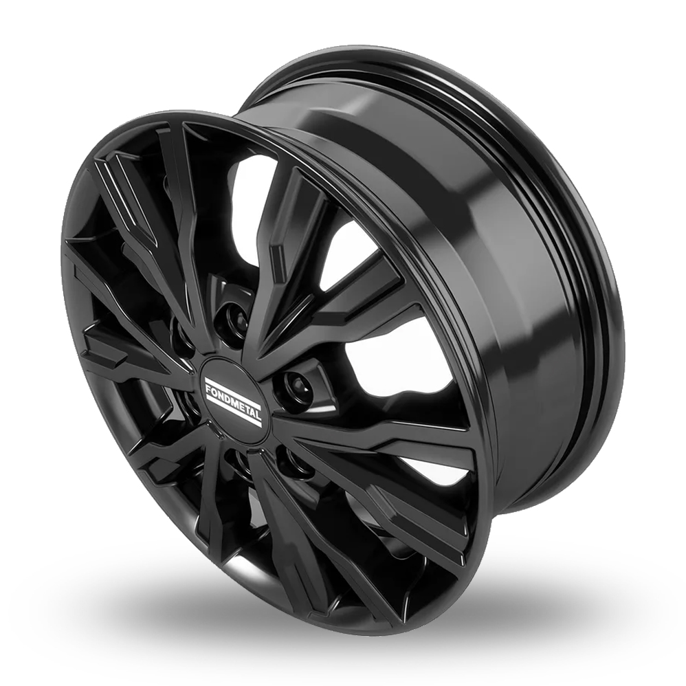 17" Fondmetal PRO2 Gloss Black Alloy Wheels