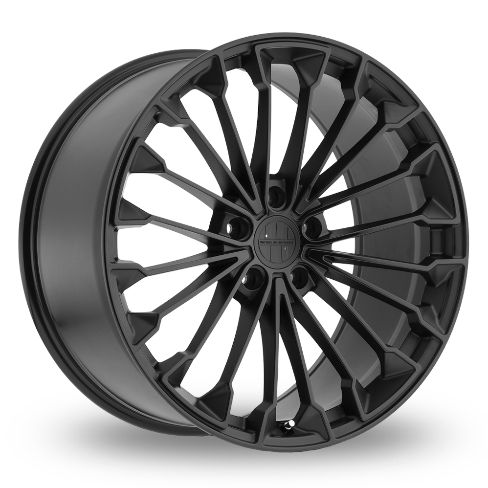 Victor Equipment Wurttemburg (USA Warehouse) Matte Black With Gloss Black Face Alloy Wheels