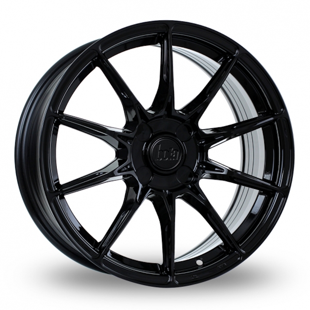 8x17 4x100 ET35-45 Bola FLB (Gloss Black) (76.0cb) (690kg Load) (7.7kg Weight) (TW) Alloy Wheels
