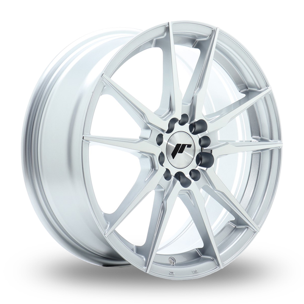 Japan Racing JR21 (7x17) Silver Machined Face Alloy Wheels
