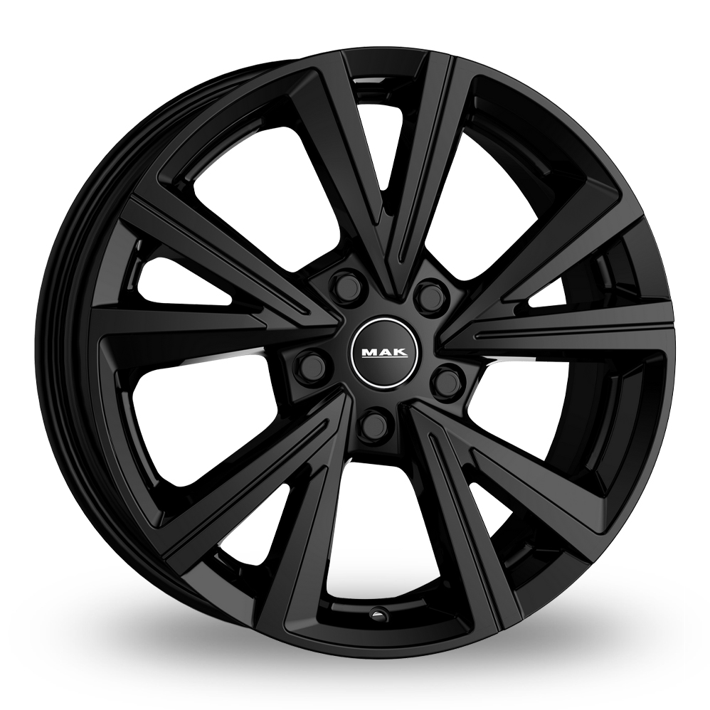 MAK Qvarz Gloss Black Alloy Wheels