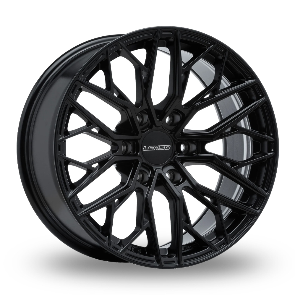 Lenso Ventus Satin Black Alloy Wheels
