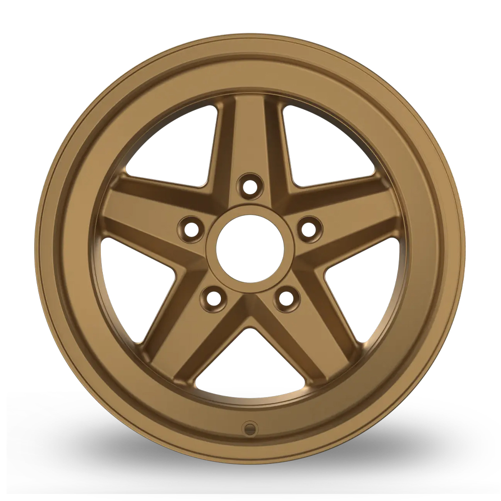 16" Fondmetal NOS16 Matt Gold Alloy Wheels