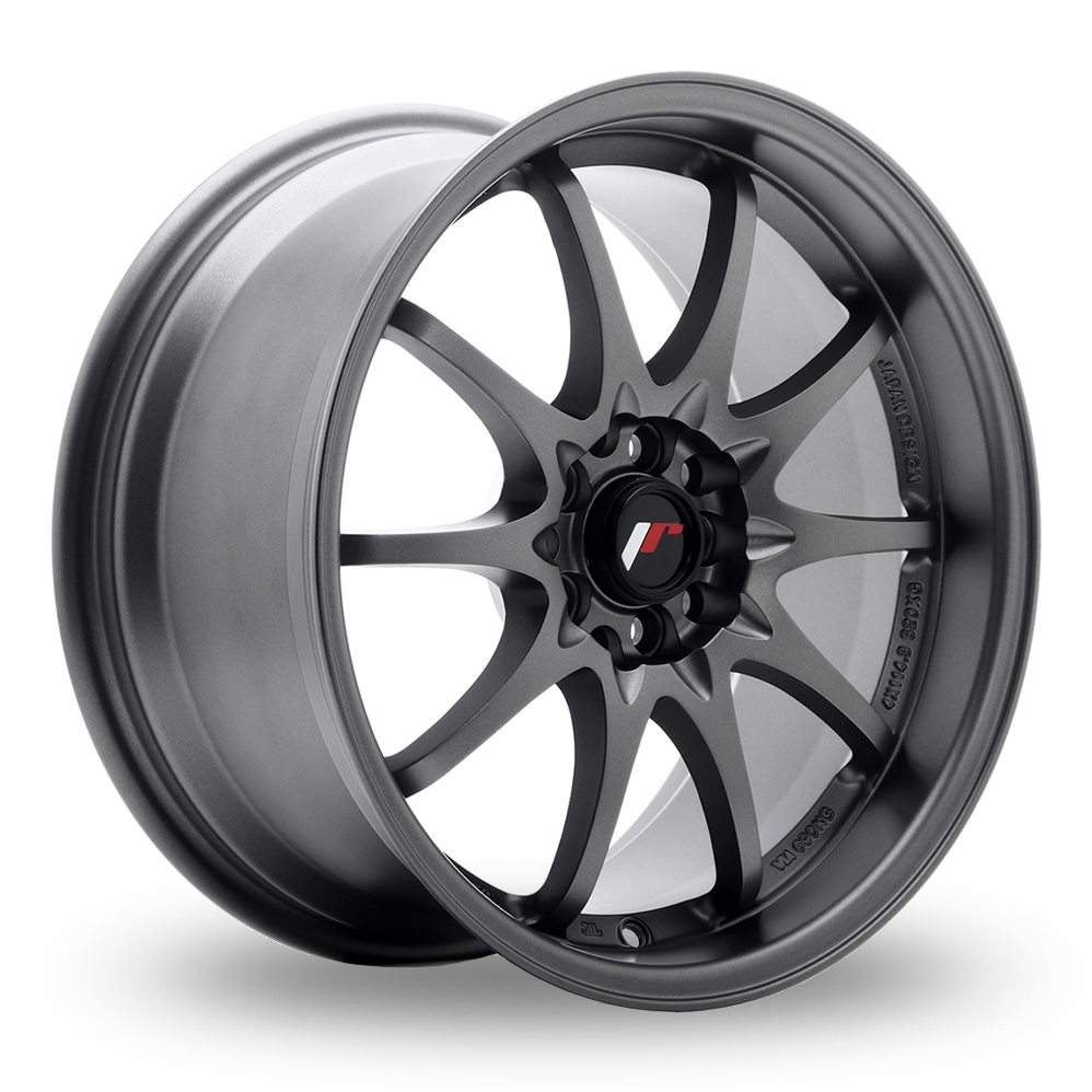 17" Japan Racing JR5 (8.5x17) Matt Gunmetal Alloy Wheels