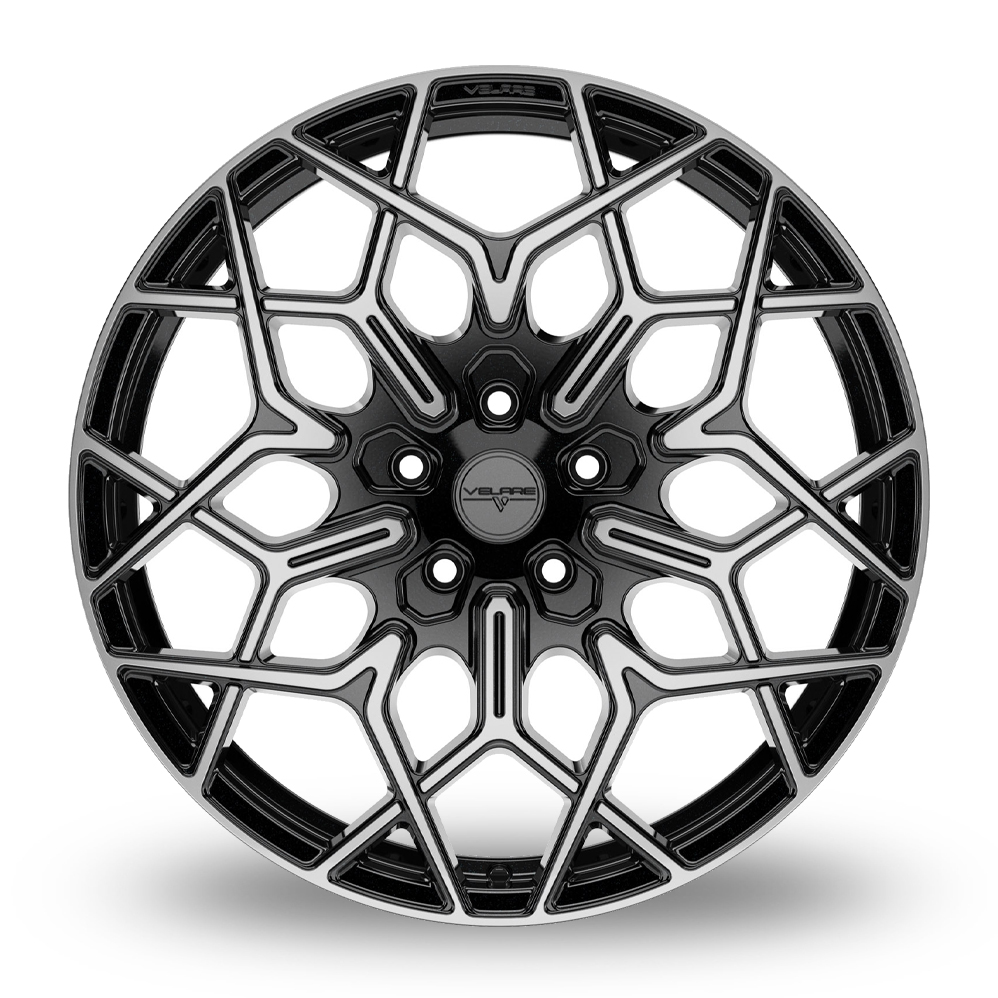 20" Velare VLR-Y Gloss Black Machined Alloy Wheels