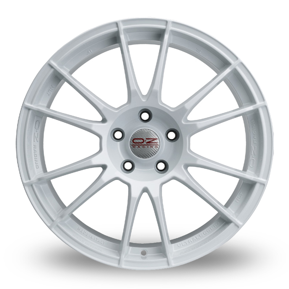19" OZ Racing Ultraleggera HLT White Alloy Wheels