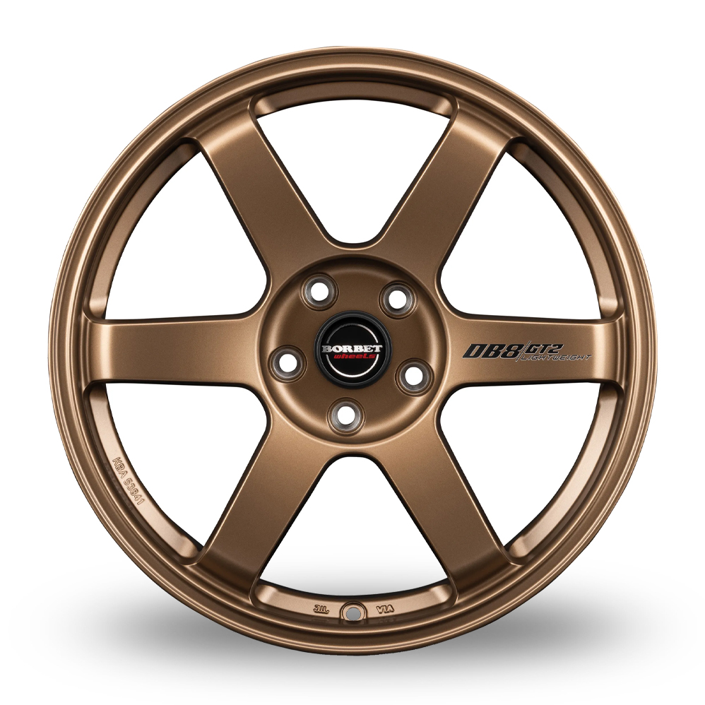 19" Borbet DB8GT2 Matt Bronze Alloy Wheels