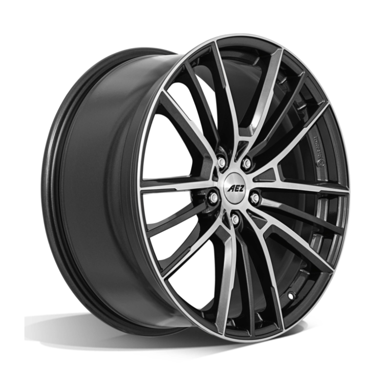 18 Inch AEZ Kaiman Gun Metal Polished Alloy Wheels