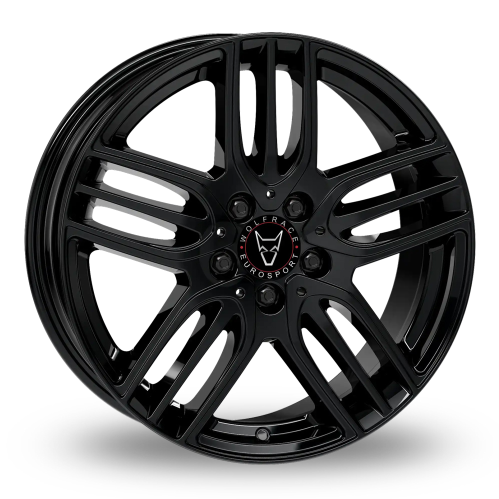 Wolfrace Eurosport TUV M14 Gloss Black Alloy Wheels