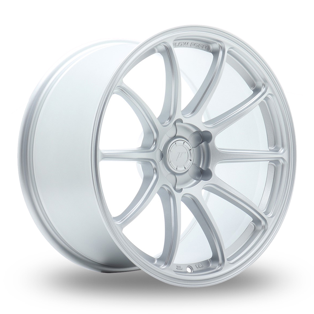 Japan Racing SL-04 (9.5x18) (Custom Fitment) Matt Silver Alloy Wheels