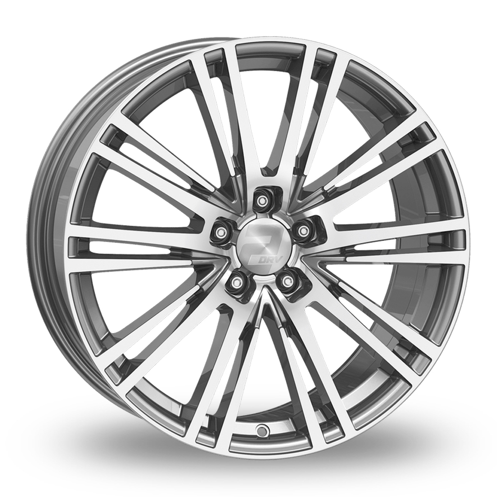 2DRV WH18 Daytona Grey Machined Alloy Wheels