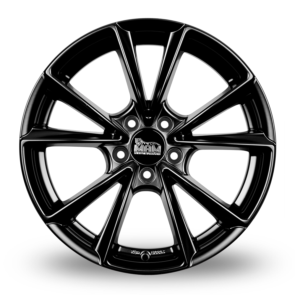 20" MAM A5 Matt Black Alloy Wheels