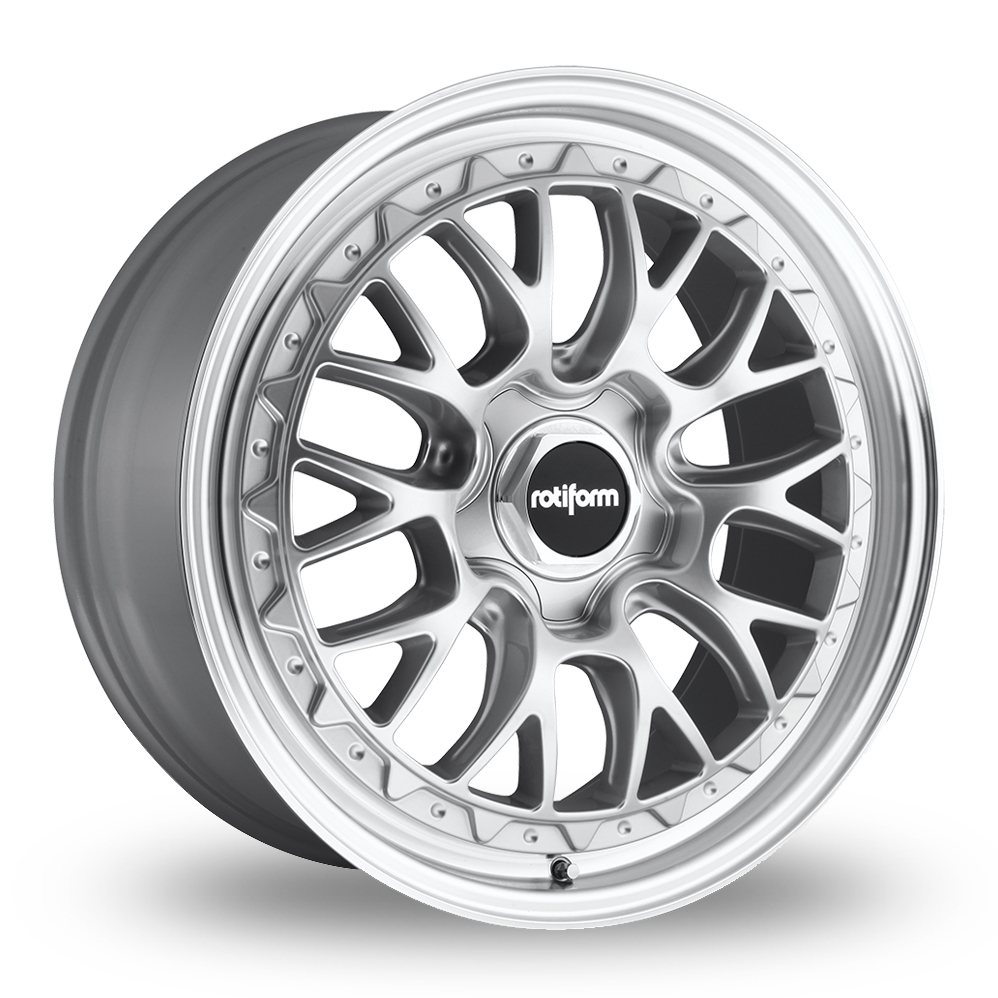 Rotiform R155 LSR (EU Warehouse) Gloss Silver Machined Alloy Wheels
