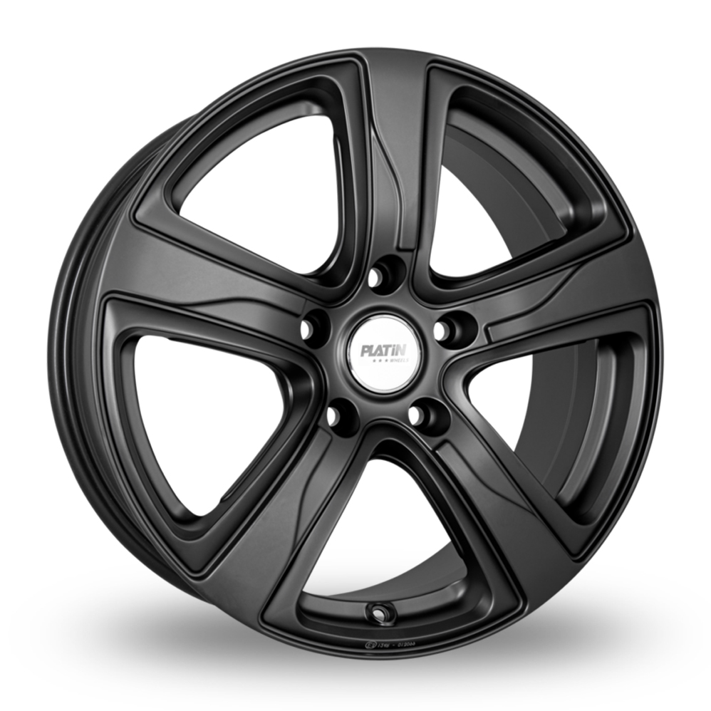 Platin P 87 Matt Black Alloy Wheels