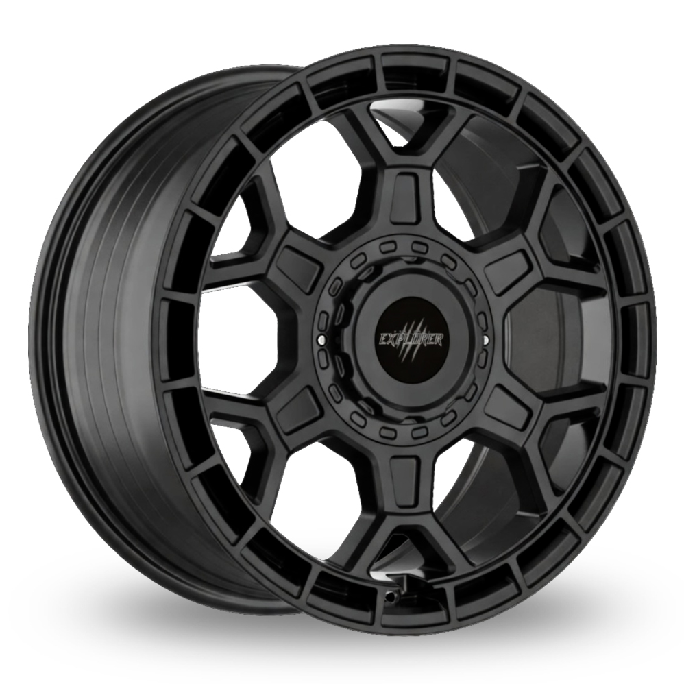 Wolfrace Explorer Black Wolf ONE Gloss Black Alloy Wheels