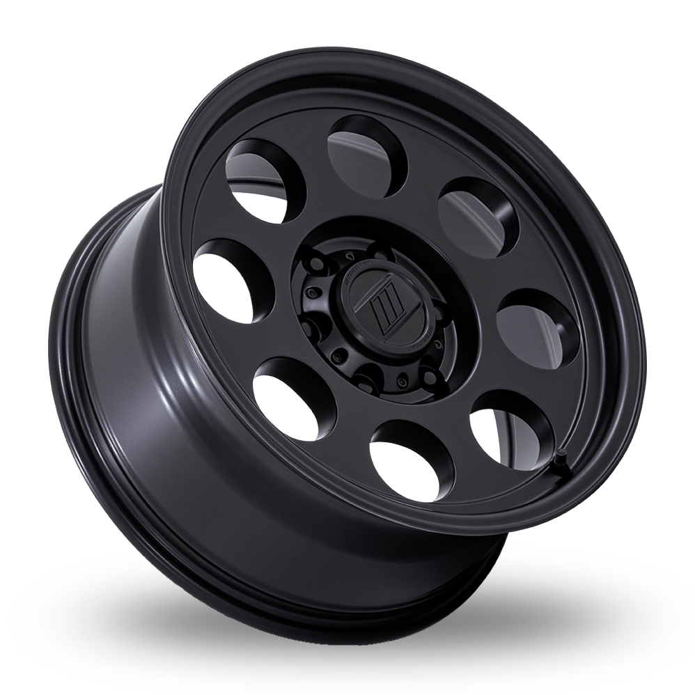 16" Pro Comp Alloys PA201 Heritage Matt Black Alloy Wheels