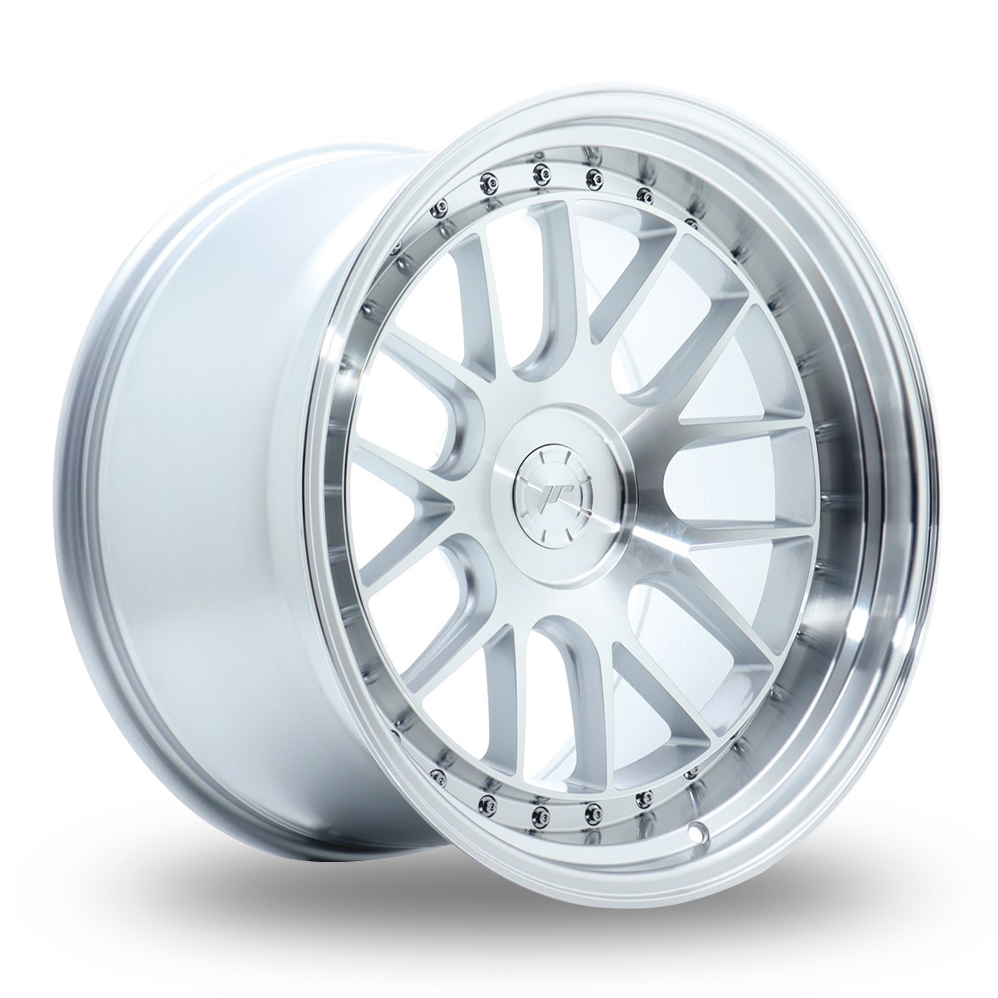 Japan Racing JR40 (11x19) (Custom Fitment) Silver Machined Face Alloy Wheels