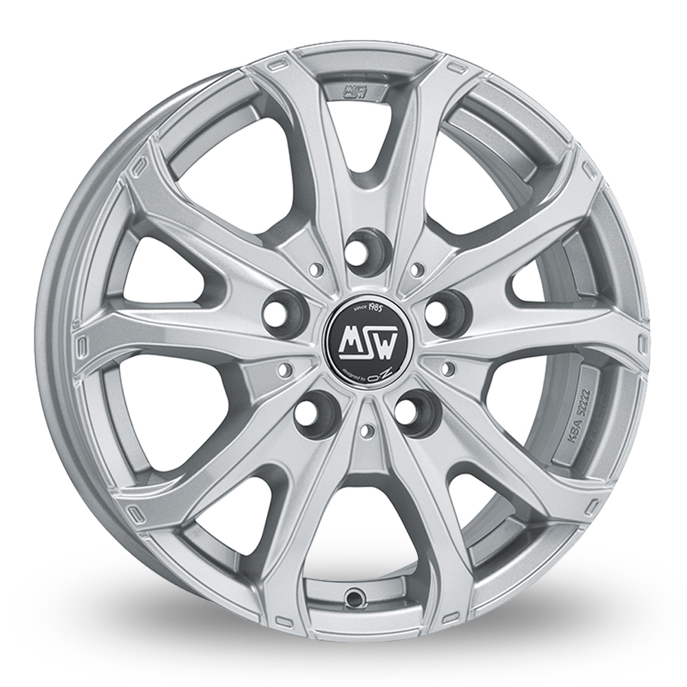 MSW (by OZ) 48 VAN Silver Alloy Wheels