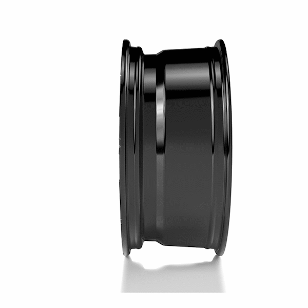 19" MSW (by OZ) 75 Gloss Black Polished Alloy Wheels