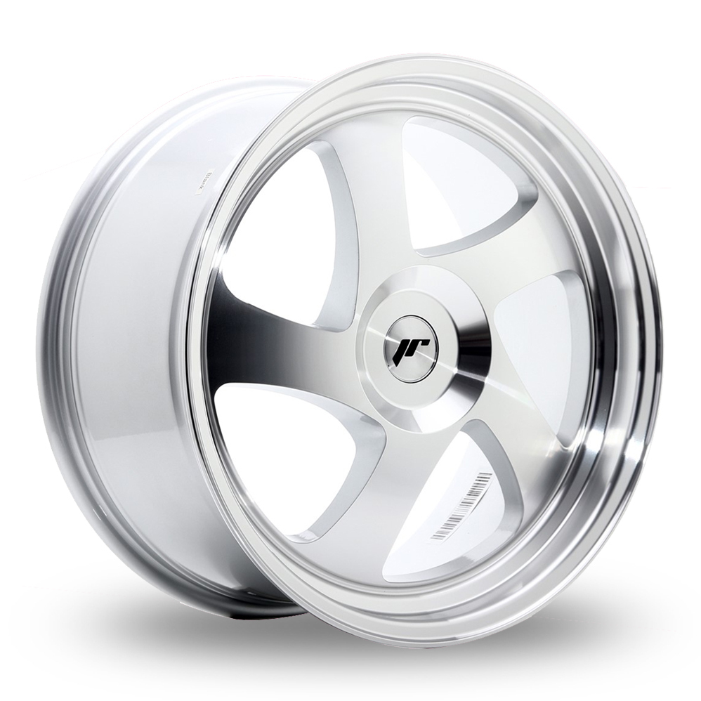 Japan Racing JR15 (8.5x19) (Custom Fitment) Silver Machined Face Alloy Wheels