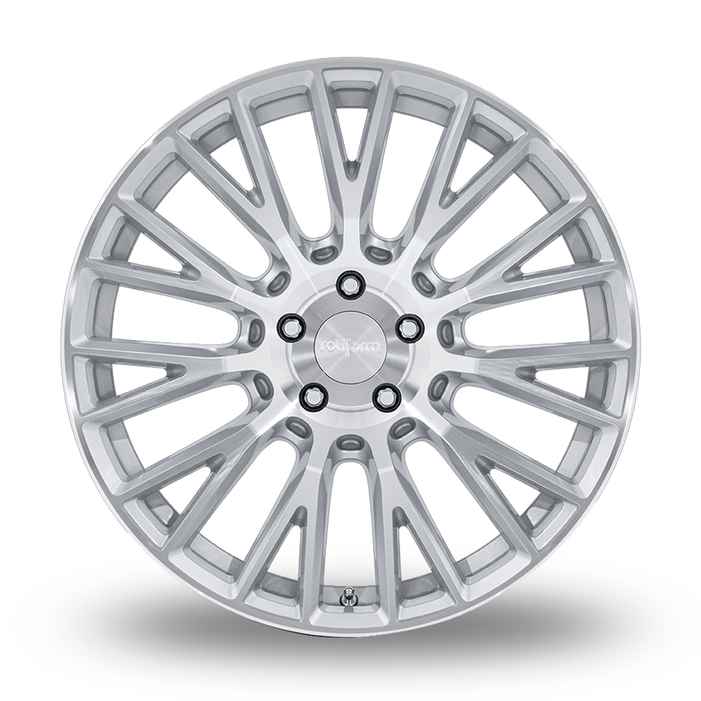 20" Rotiform RC201 LSE (USA Warehouse) Gloss Silver With Machined Face Alloy Wheels